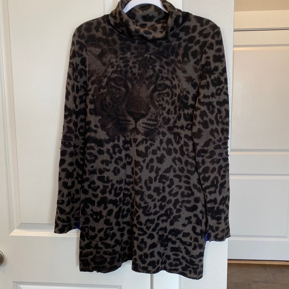 Aldomartins knit animal tunic